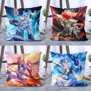 王者荣耀英雄皮肤抱枕游戏周边办公室沙发靠垫学生午睡靠枕头