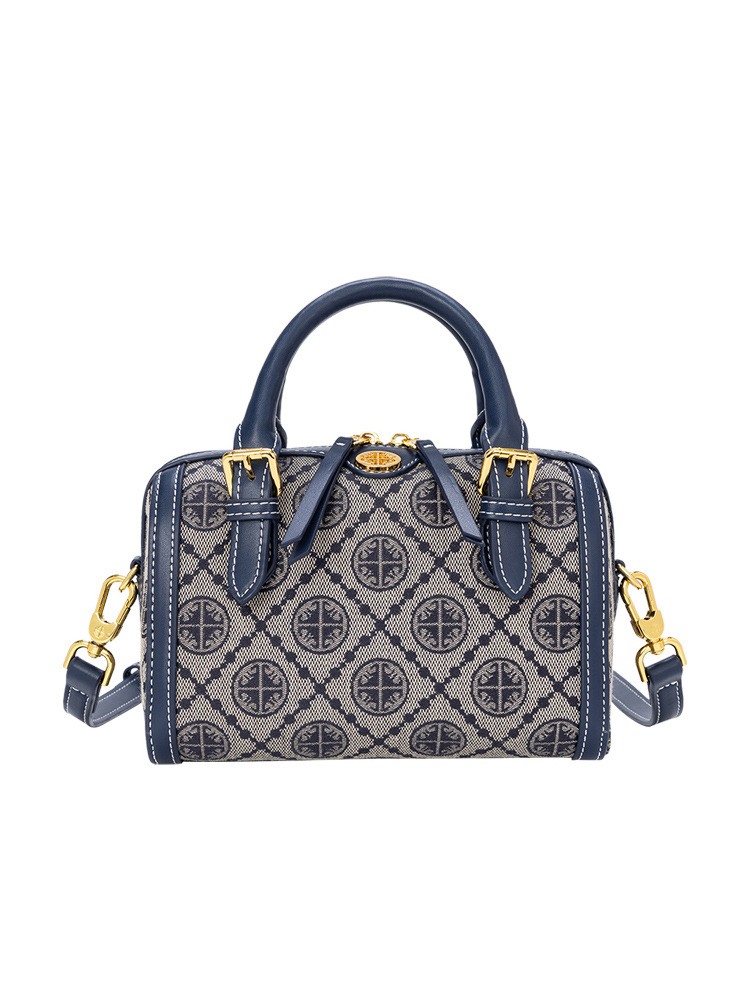 老花波士顿女士包包2021新款tb旗舰店感宽带刺绣枕头手提斜挎