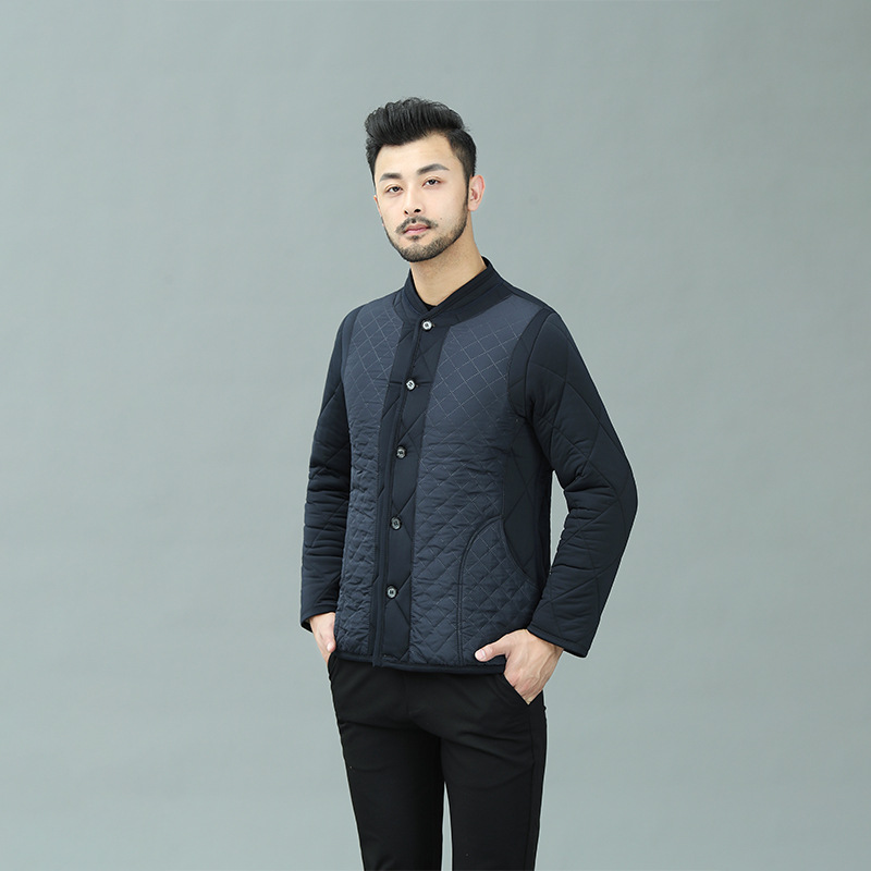 男士爸爸棉衣秋冬季棉袄中老年加厚保暖外套批发百搭商务休闲防寒