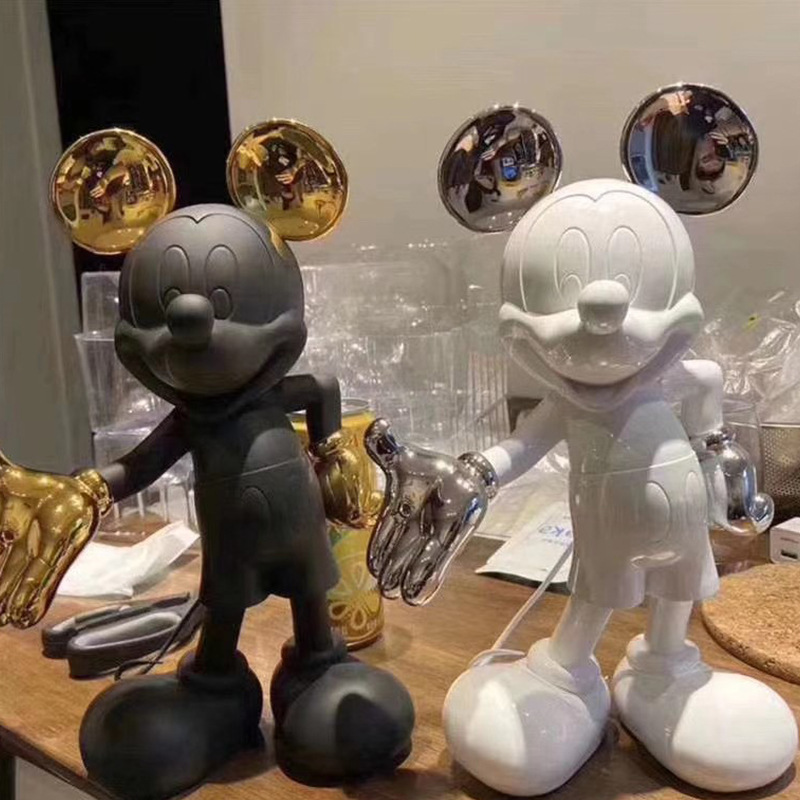 潮牌mand kaws米奇联名摆件潮玩手办潮流公仔雕塑玩具玩偶礼物