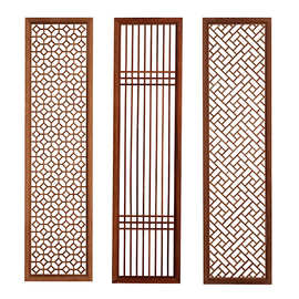 实木花格仿古门花窗背景墙新款多功能镂空中式隔断屏风装饰木格栅