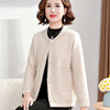 mom Autumn Mink cashmere coat 40 To 50 Western style Middle and old age have cash less than that is registered in the accounts knitting Cardigan keep warm jacket