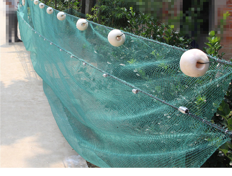 厂家批发拉网渔网拖网抬网清塘捕鱼拦河围网网兜刮网鱼塘养鱼网箱