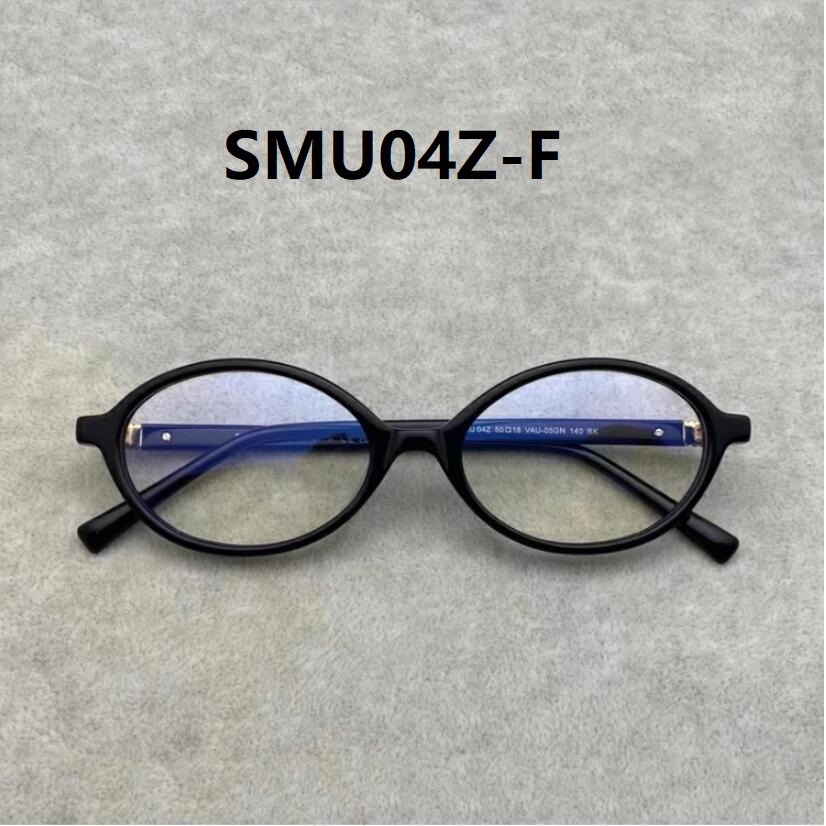 缪缪眼镜张元英同款椭圆小框板材墨镜SMU04Z-F防蓝光可配近视变色