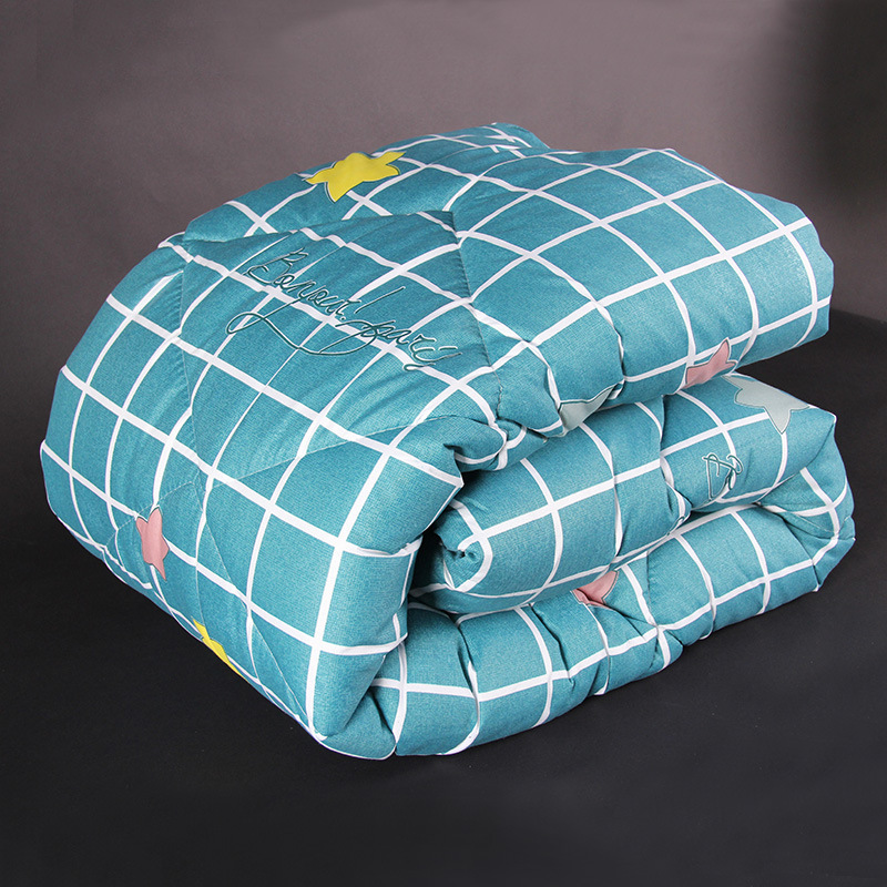 厂家批发冬季保暖丝绵被被子 珍珠棉被芯宿舍学生单人加厚盖被