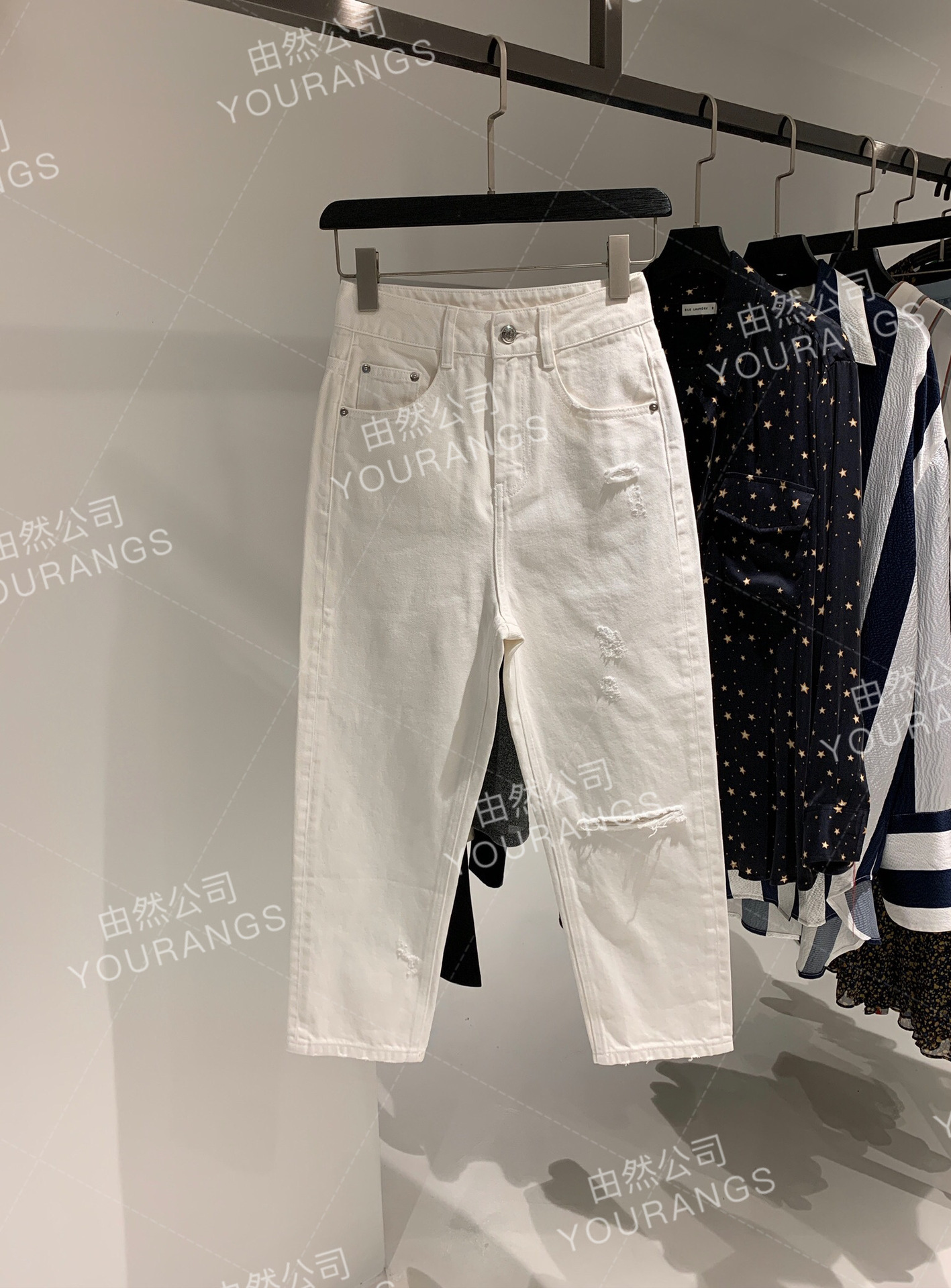 [Broken Size Lost 90 Continuous Update] Jeans Collection Women's Skinny Pants Straight Loose-Fitting Mopping Pants