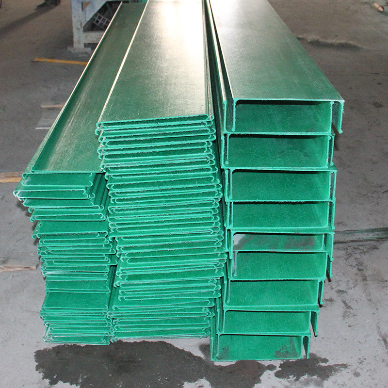 复合环氧树脂复合型电缆桥架玻璃钢直通桥架电缆槽盒桥架定 制