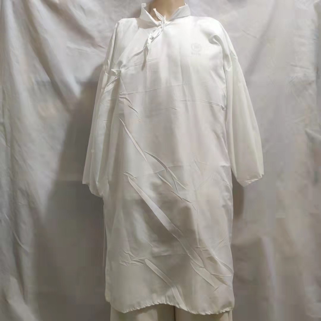 厂家批发涤棉布孝衣一次性孝衣孝服 麻衣白大褂尸袋等殡葬用品等
