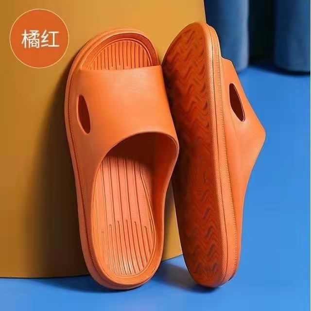 Cheap Wholesale Eva Slippers Women's Summer Home Bathroom Bath Simple Couple Home Men's Sandals One Piece Dropshipping