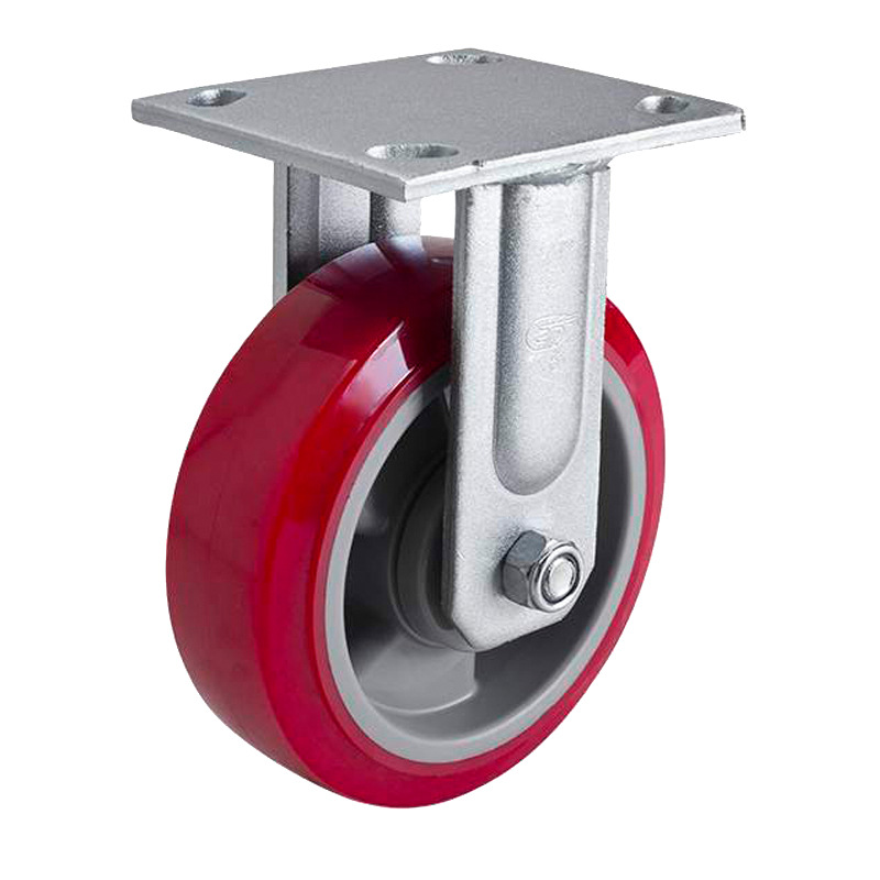 安赛瑞 定向脚轮 6英寸重型tpu静音轮手推车轱辘易得力滑轮否是tm