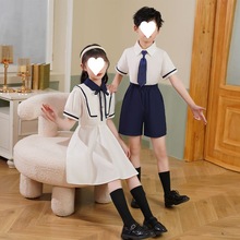 WZXSK儿童演出服中小学生大合唱团男女诗歌朗诵表演服装幼儿园班