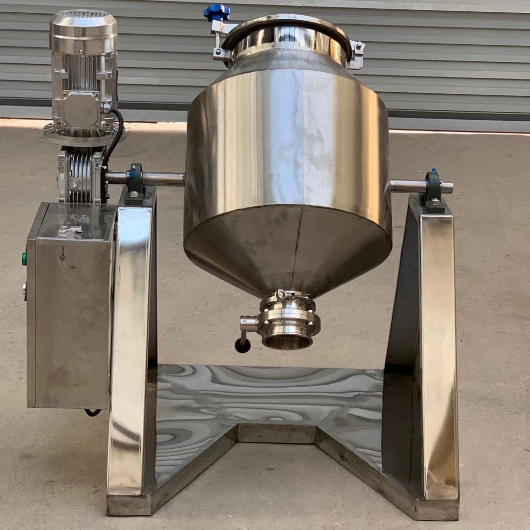 定制不锈钢腰鼓式搅拌机 面粉调味料混合搅拌机 化工原料混合机