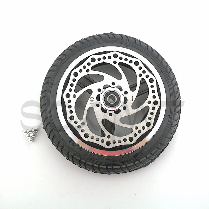 庆大电动滑板车10x2轮胎10x2/54-152庆大内外胎碟刹轮子带刹车盘