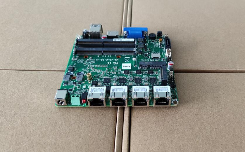 全新1212四核十一代n5105主板四个25g网口软路由i225b3网卡