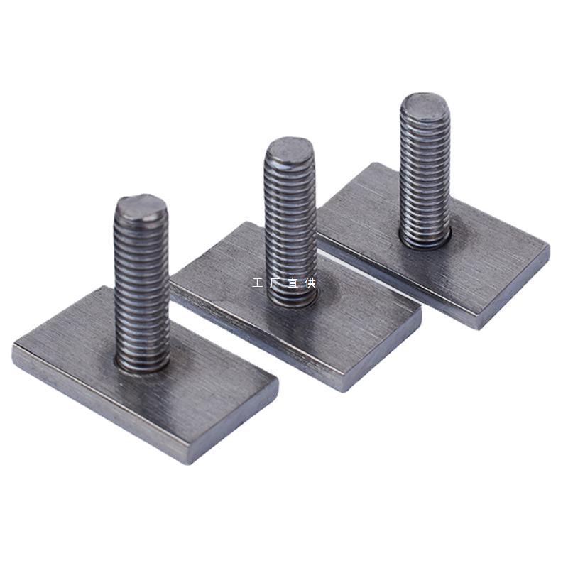 304不锈钢t型螺杆异形长方形螺丝非标焊接四角头螺栓m4m6m8m10m12