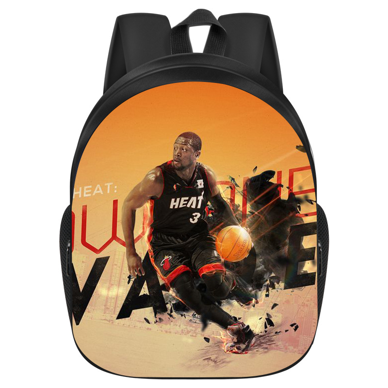 2021新款nba 篮球球星周边双肩背包创意涤纶舒适小学生书包可代发