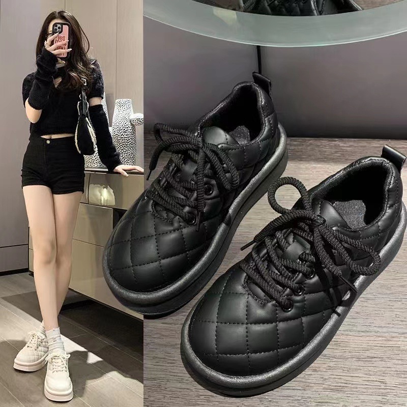 [Shoe Factory Wholesale] Autumn and Winter Fleece-lined Women's Thermal Cotton-Padded Shoes Comfortable Breathable Women's Non-Slip Shoes Women's Cotton Thick Bottom
