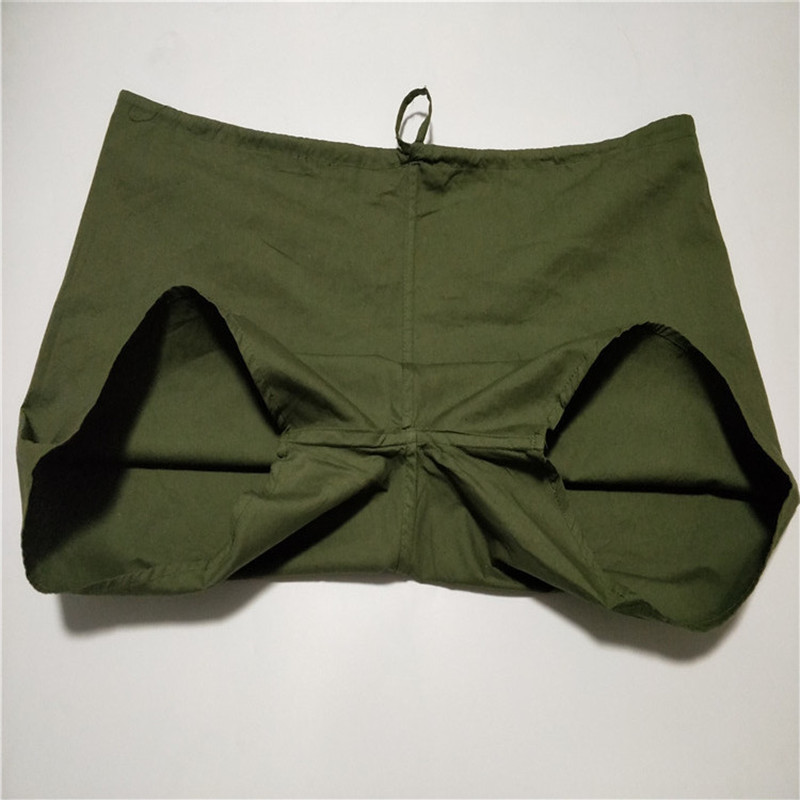 纯棉八一棉布裤衩军绿大平角裤老人纯棉男高腰老式棉宽松抽绳内裤