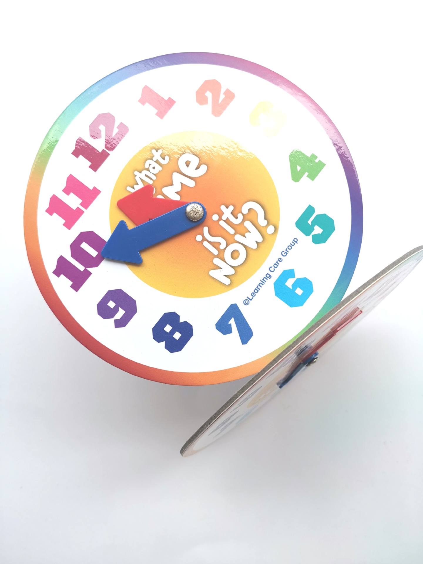 广告促销赠品钟表指针纸转盘360度旋转pp转盘pvc塑料抽奖转盘