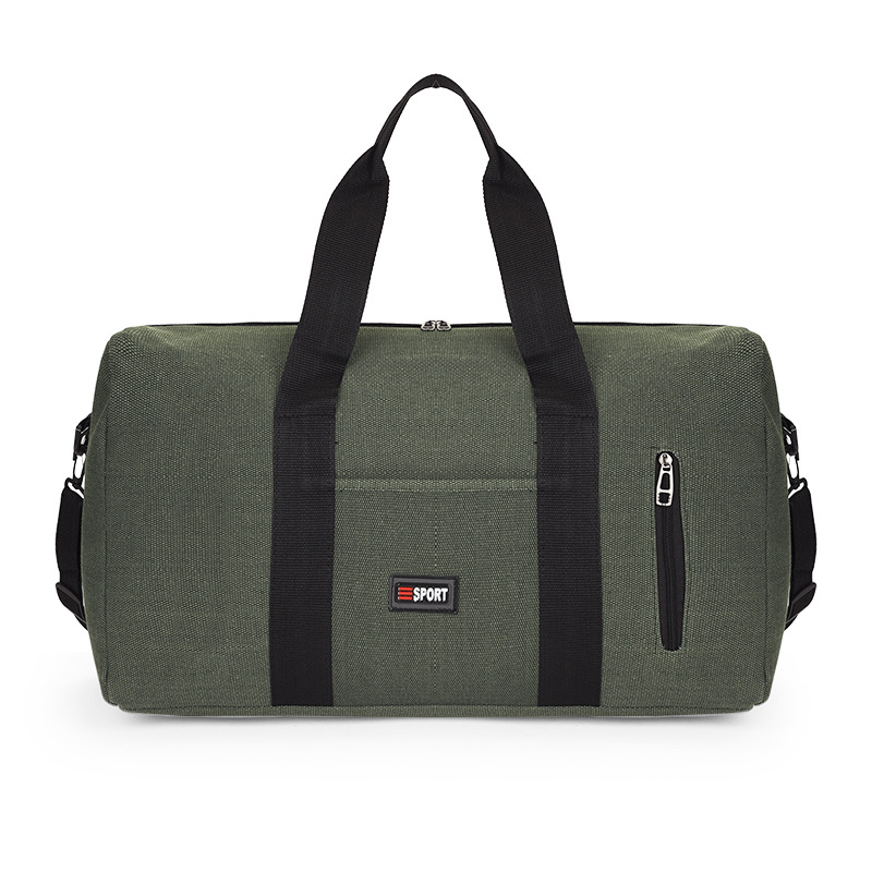 Large Capacity Portable Travel Bag Men's Korean-Style Trendy Luggage Bag New Shoulder Canvas Bag Factory Wholesale