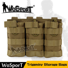 WoSporT厂家直销 Molle三联附件包 战术背心背包专用袋战术装备包
