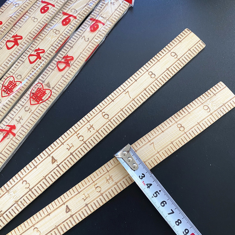 竹尺布尺 市尺 量衣服尺子 一元两元店货源批发