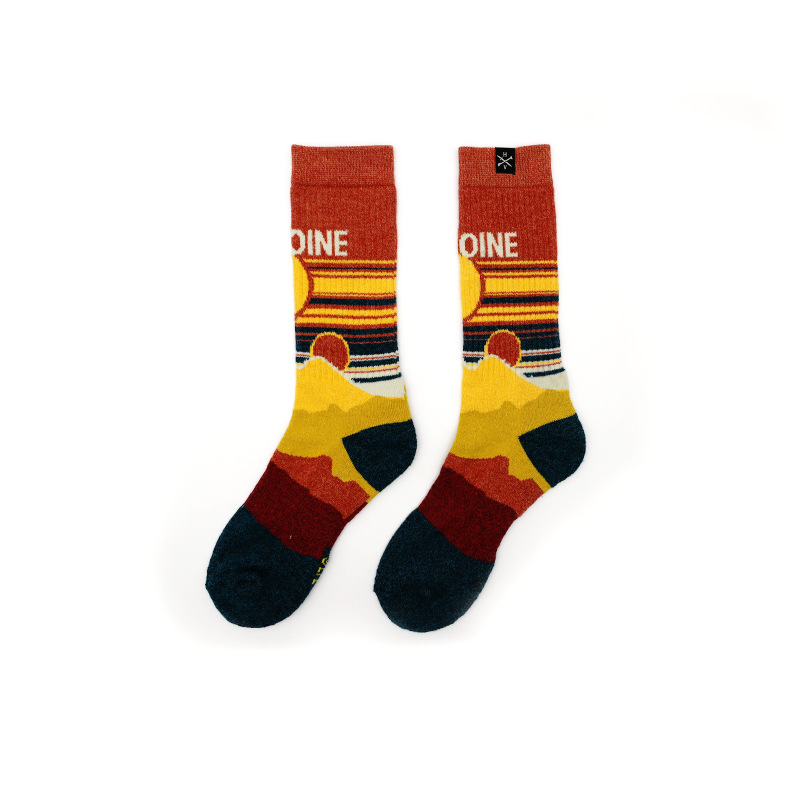 Cross-Border Custom European and American Personalized Trendy Mid-Calf Length Socks Creative Pure Cotton Socks Socks for Men and Women Foreign Trade Fashion Brand Sport Mid-Calf Length Sock