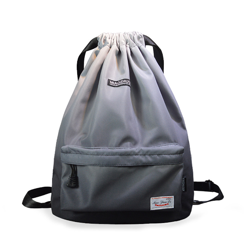 轻便防水束口抽绳双肩包男女运动健身背包大容量旅行包篮球收纳袋