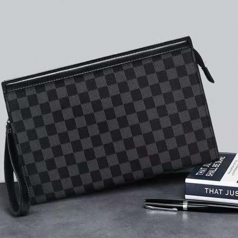 手包男士手拿包休闲手提男士商务手拿包新款高档外出大容量手夹包