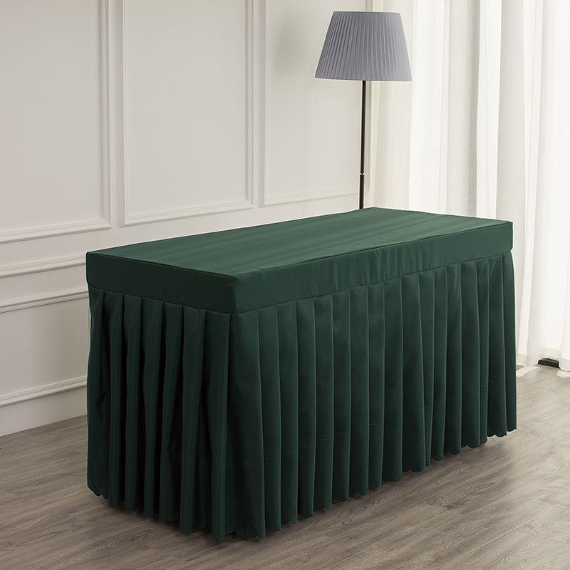 ConferenceTablecloth Cold Dining Table Skirt Sign-in Table Skirt Exhibition Activity Desk Cover Rectangular Table Cover 