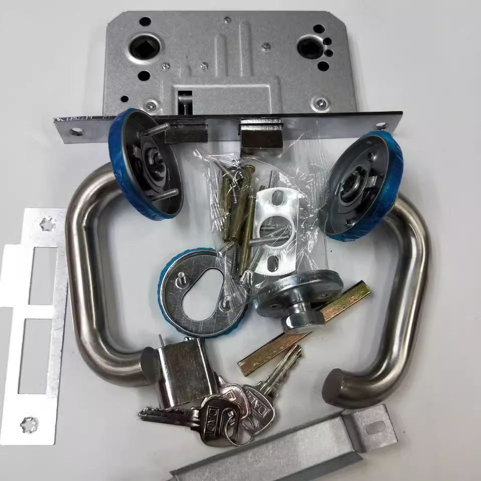 防火门锁不锈钢消防门锁全套防火锁门锁逃生门通用型锁体把手锁芯