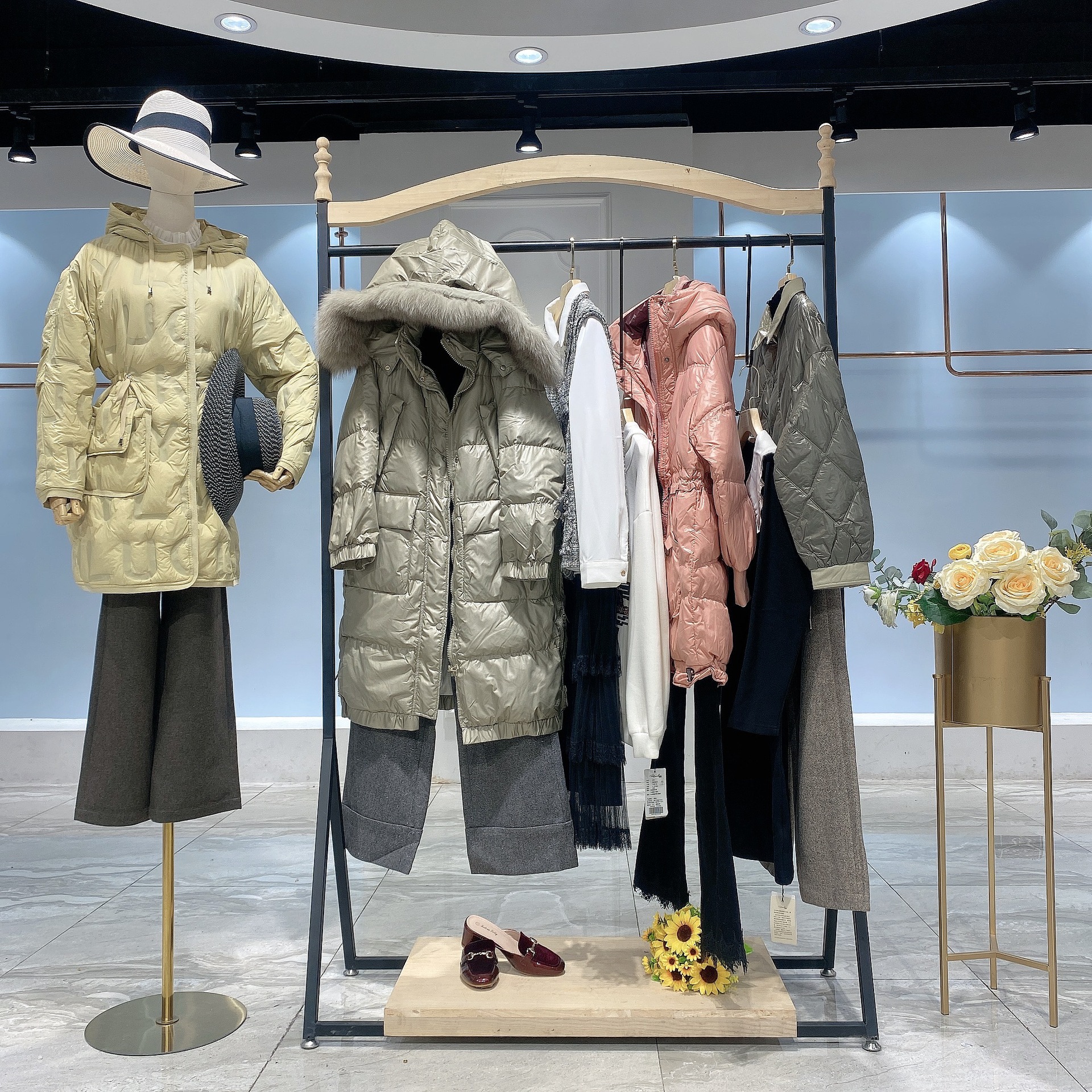 21冬维伊品牌折扣女装走份批发专柜撤柜三标齐全实体快手直播货源