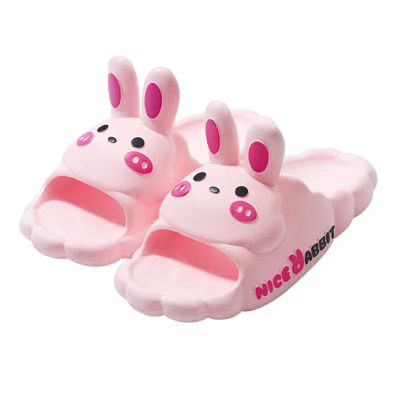 Girls' Rabbit Soft Bottom Comfortable Home Slippers Children's Indoor Bathroom Bath Cartoon Children Slippers Wholesale