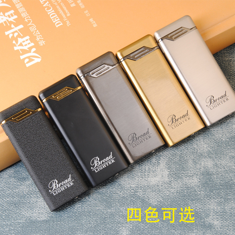 新款砂轮直冲蓝焰防风打火机可充气便携薄款火机厂价批发-阿里巴巴