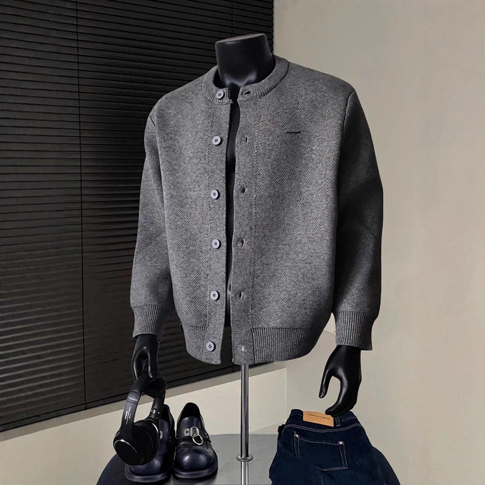 cleanfit针织开衫毛衣男款冬季慵懒风高级感美式复古ootd穿搭外套