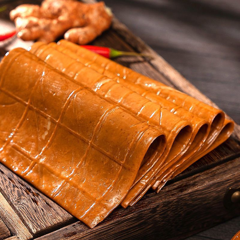 牛皮豆干四川卤豆腐干重庆烧烤食材火锅串串卤豆皮千张魔芋片休闲