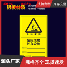 危废标签2024危险废物标识牌危废标识贴纸不干胶标示牌危废间库固