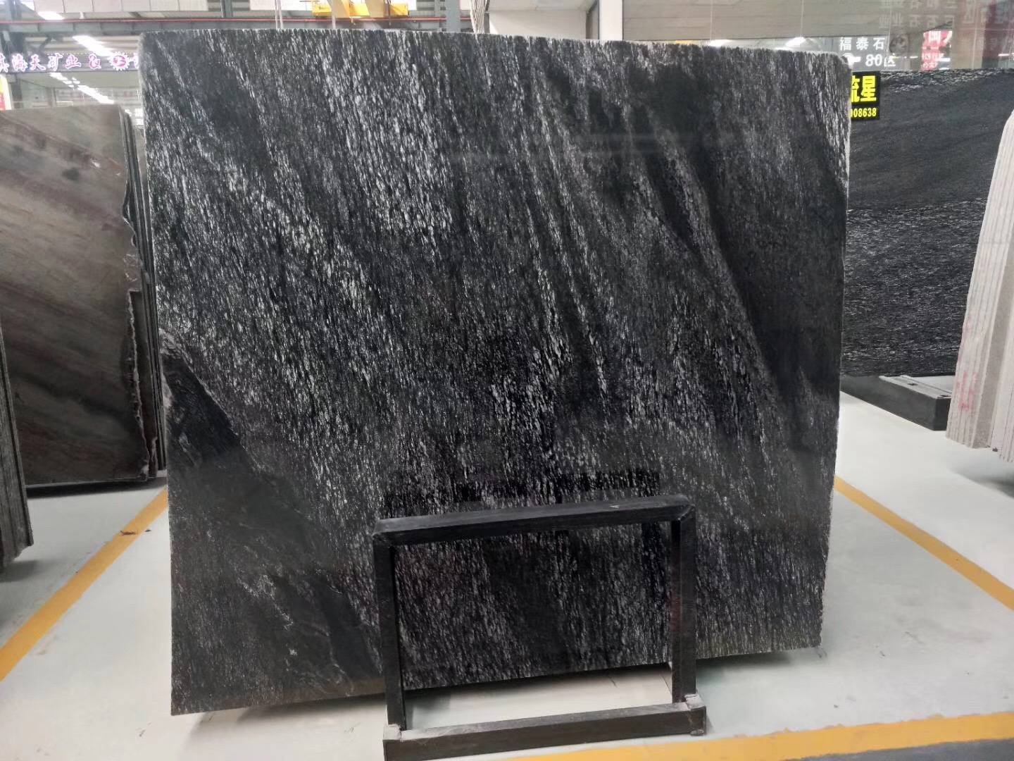 钻石流星天然花岗岩楼梯踏步 外墙大理石黑色奢石水景石流水景观