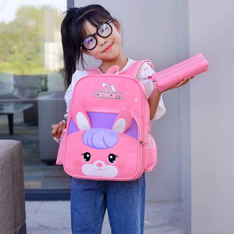 Wholesale New Cute Cartoon Three-Dimensional Kindergarten Backpack 3-6 Years Old Girl Large Capacity Lightweight for Going out Backpack