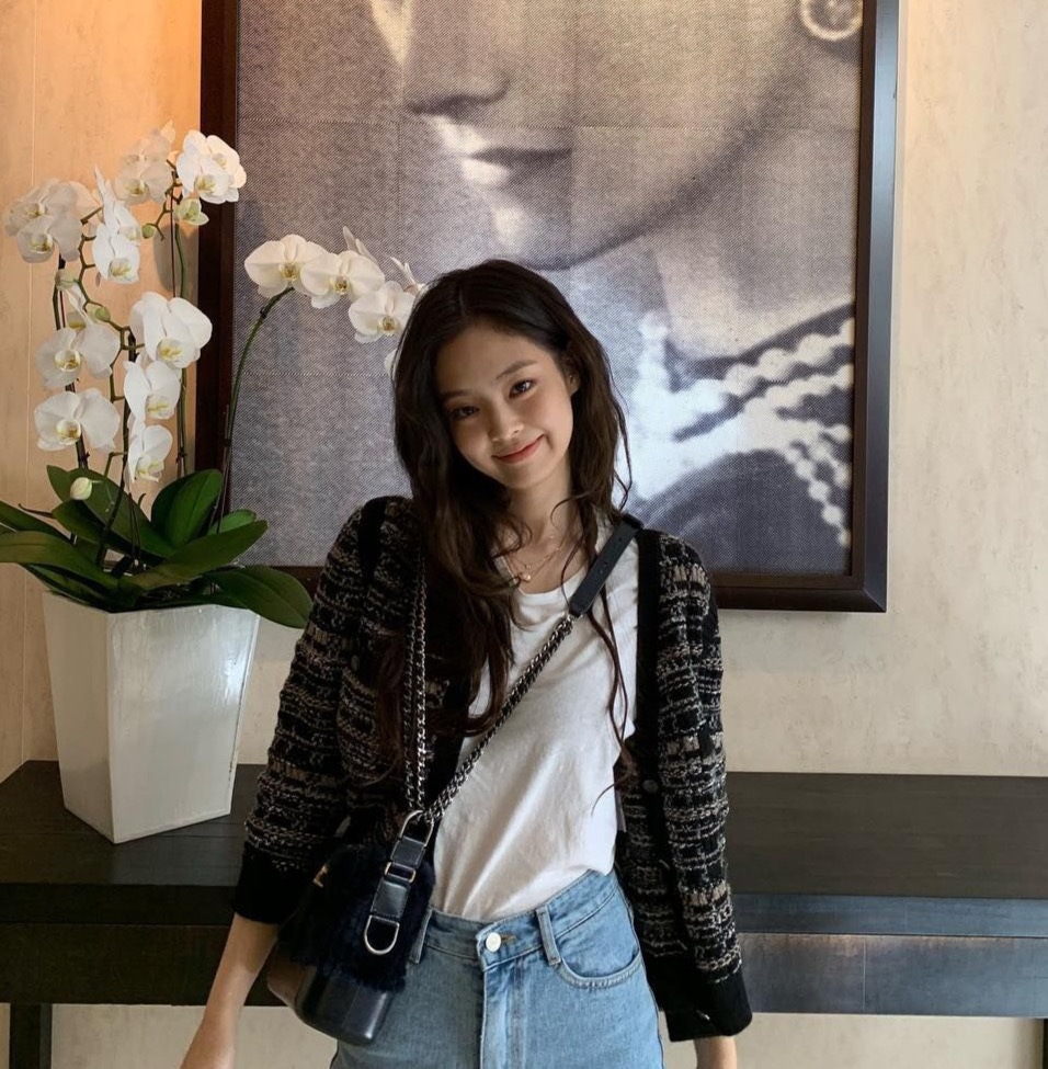 jennie金智妮明星同款小香风短款针织开衫女韩版复古宽松毛衣外套