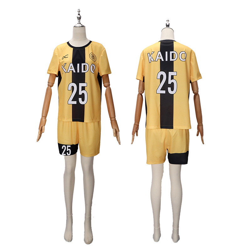 Qingzhi Reed Cos Costume Qingjing Men's Short-Sleeved T-shirt Sports Football Clothing Team Anime Cosplay Clothing