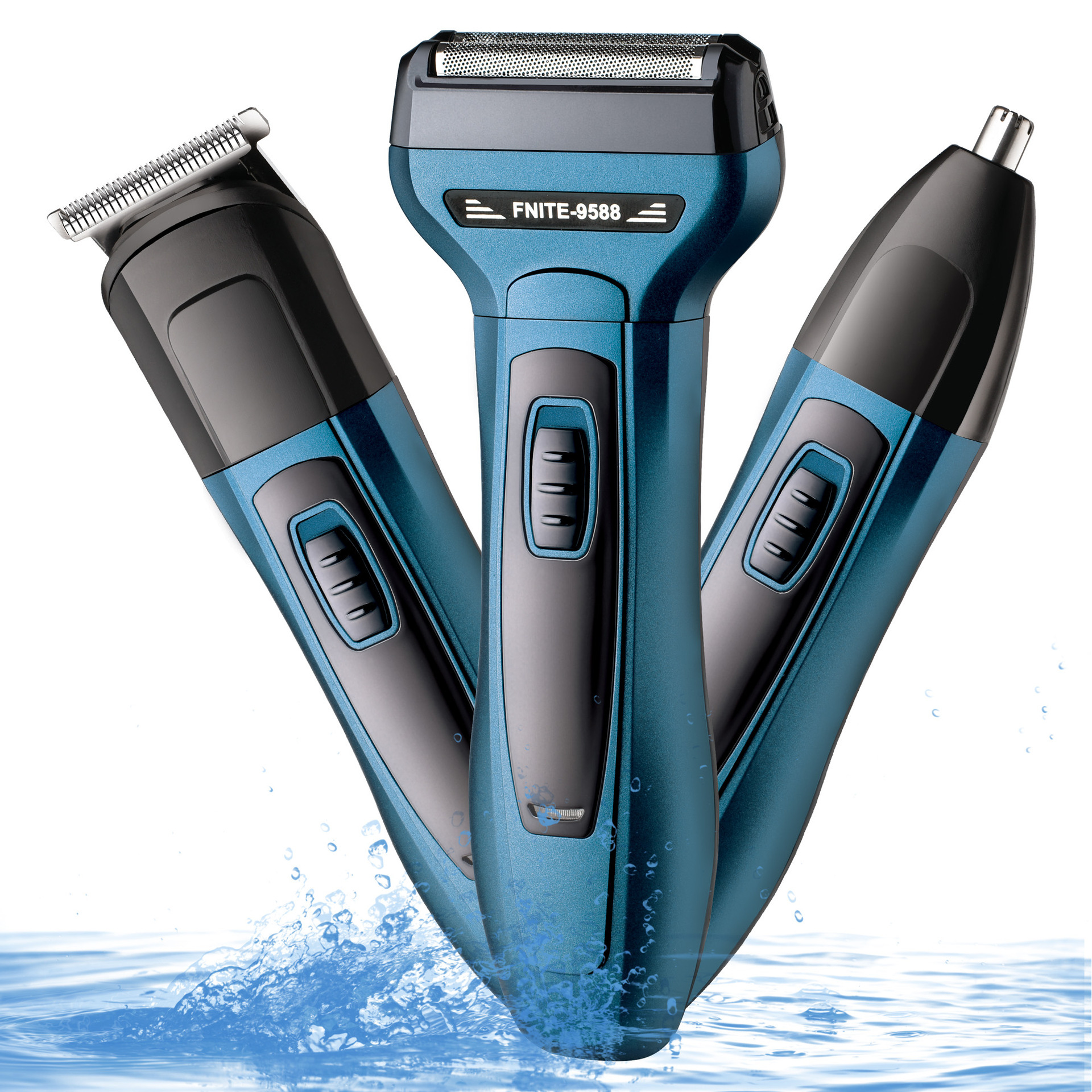 电动剃须刀三合一多功能剃须刀飞尼特剃须刀刮胡刀电动理发器