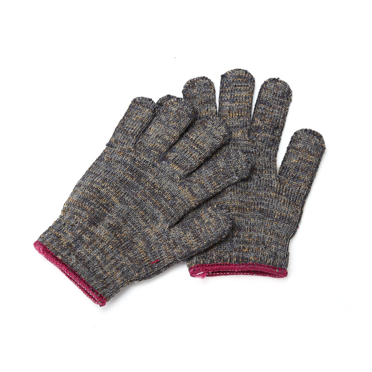 针细纱杂色花线耐磨耐脏杂花棉线干活劳保手车间工人搬运手套批发