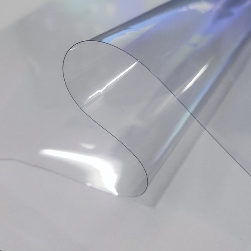 pvc超透明薄膜 吹气软胶低毒 手袋箱包化妆包日用塑料包装面料