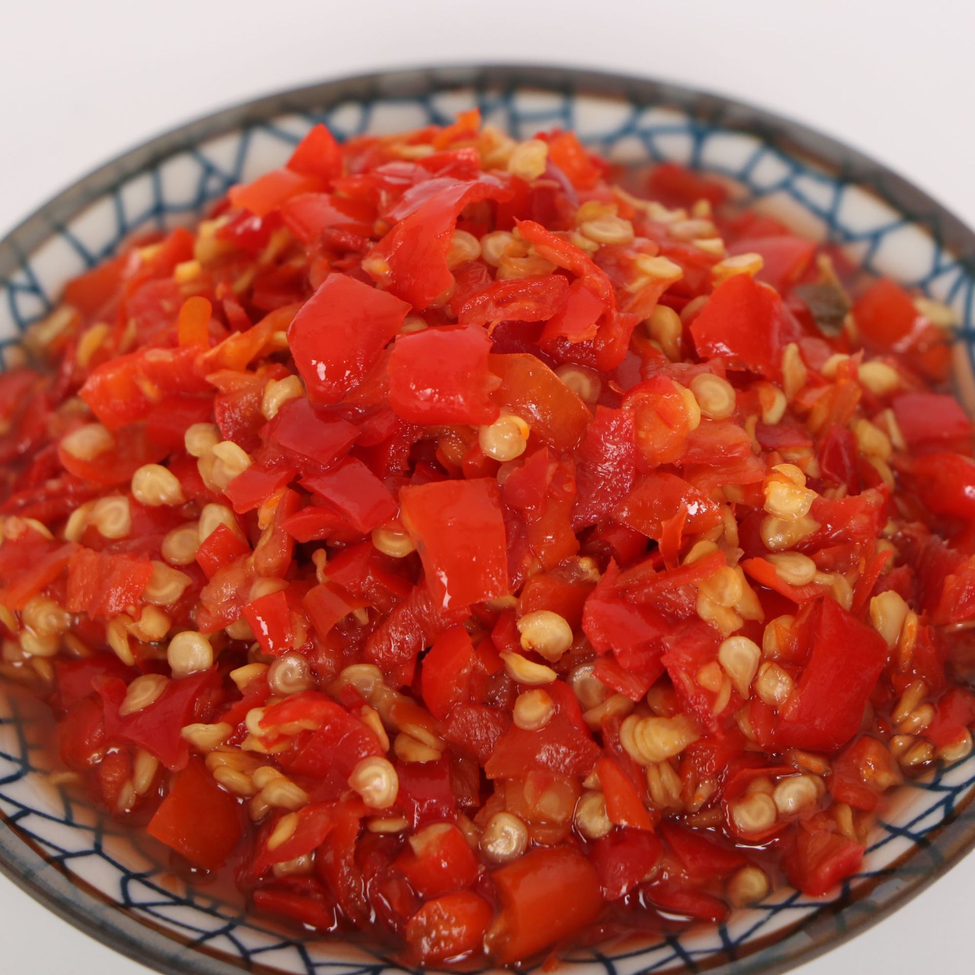 手工朝天剁辣椒500g湖南特产剁辣椒酱鱼头剁椒酱调料酱猛辣剁辣椒