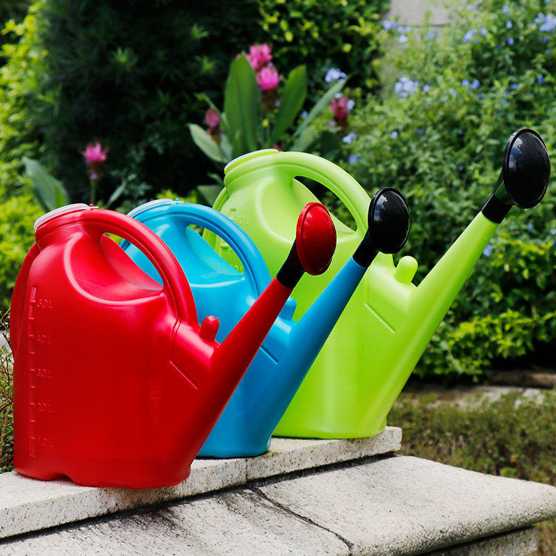 水桶园艺浇花喷壶家用浇壶长嘴花洒壶浇菜淋花壶加厚塑料洒壶大号