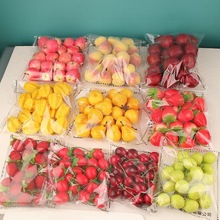 水果蔬菜模型樱桃树莓小水果果蔬摆件橱窗装饰摆件拍摄道具