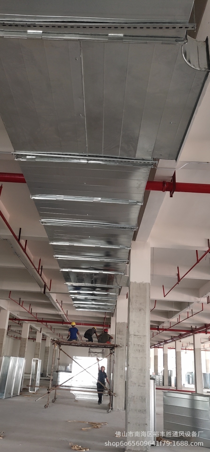 厂家加工白铁皮共板风管 插条风管 螺旋风管及弯头三通手动调节阀