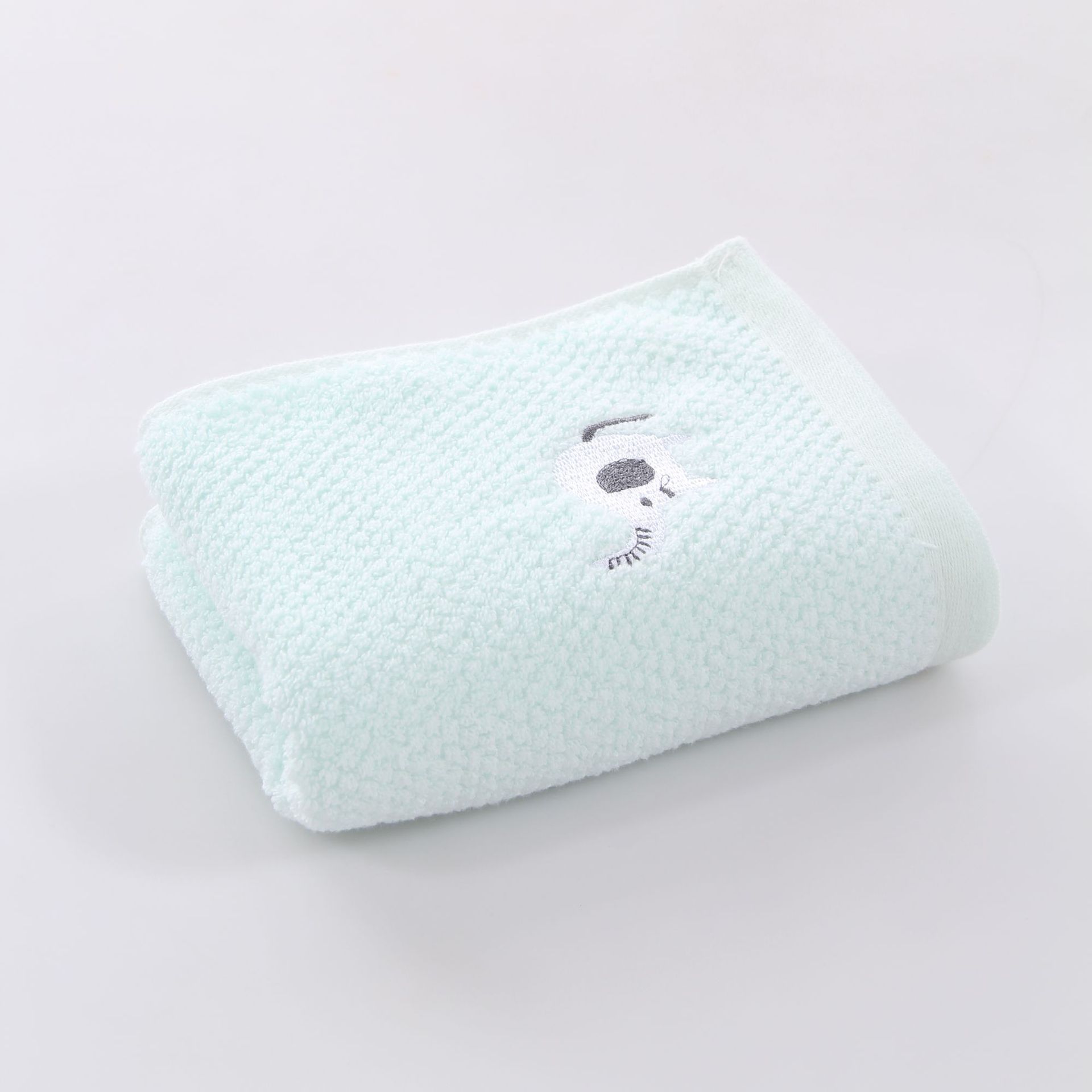 Factory Cotton Kids' Towel Pure Cotton Student Household Little Face Towel Soft Absorbent Face Washing Towel Order Logo