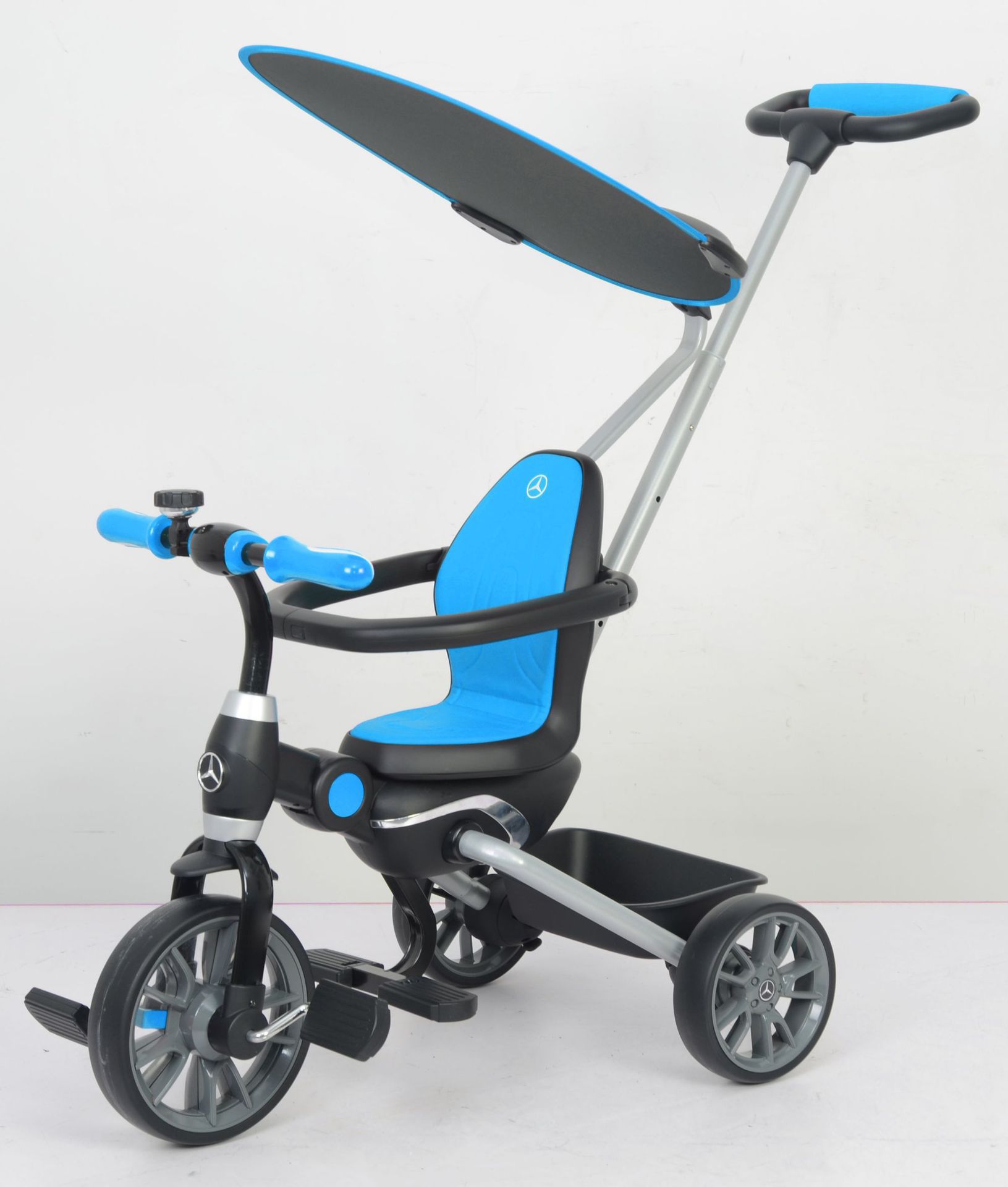 Mercedes-Benz Genuine Children's Tricycle Child Baby Pedal Bicycle Foldable Infant Hand Push Baby Stroller